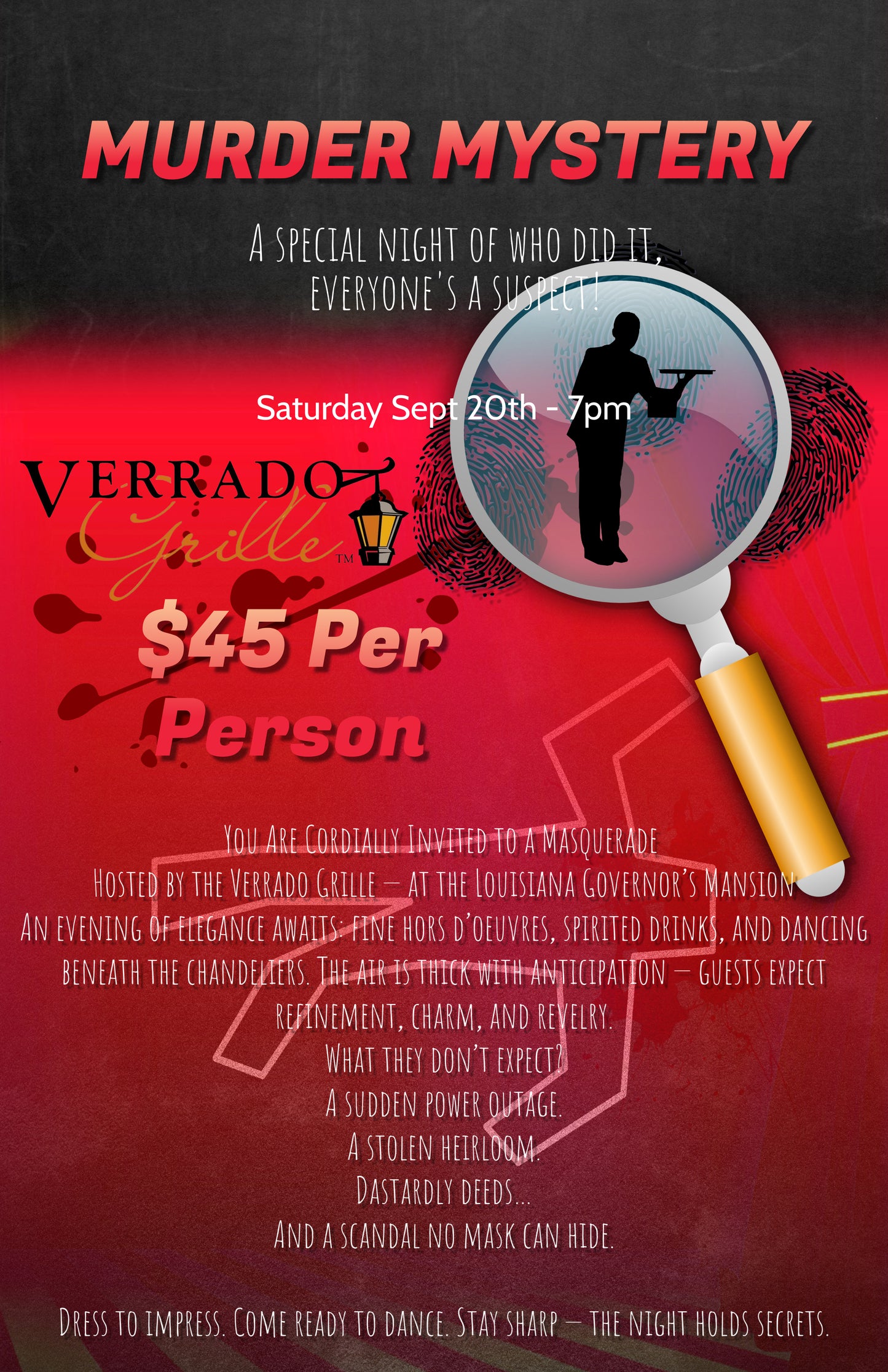 Murder Mystery Ticket